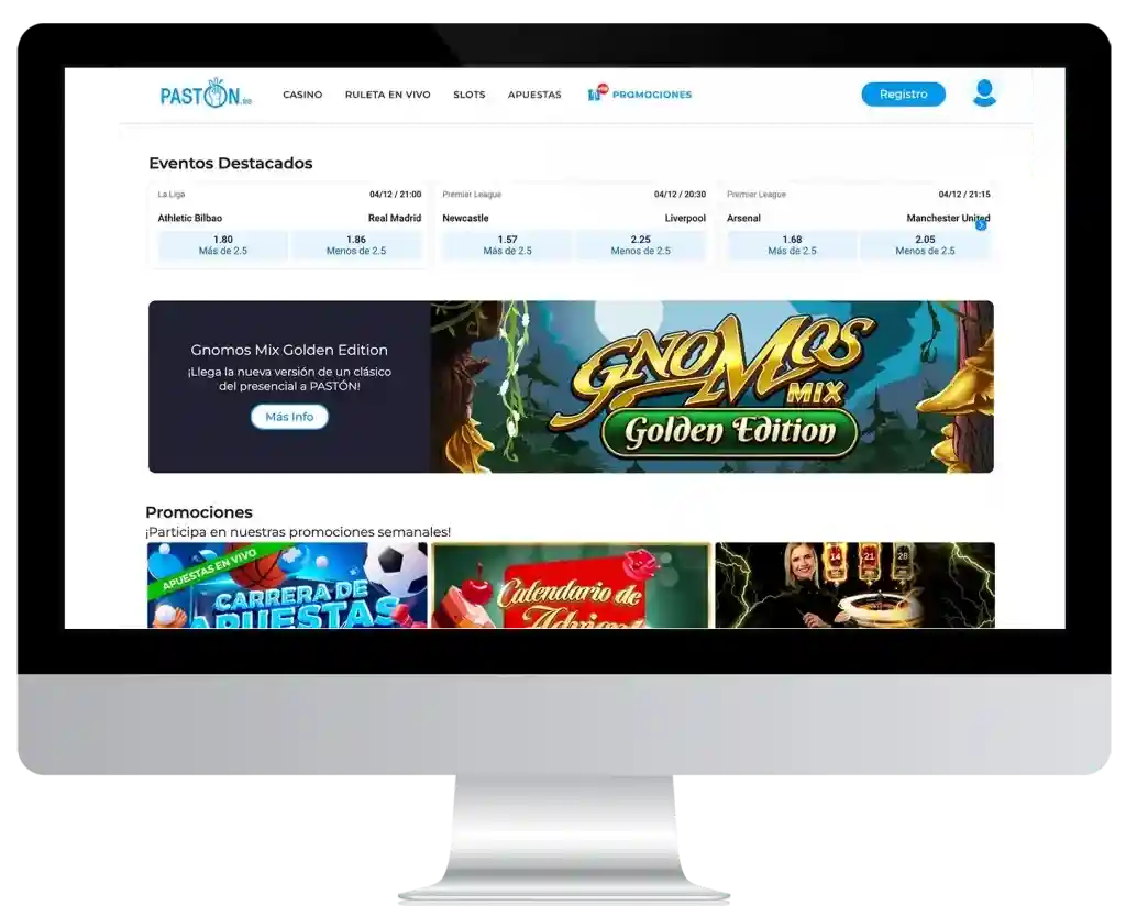 Vista del lobby de juegos de plataforma de juegos
